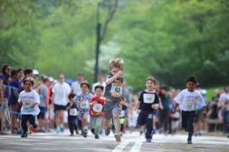 Kids Running in a Race