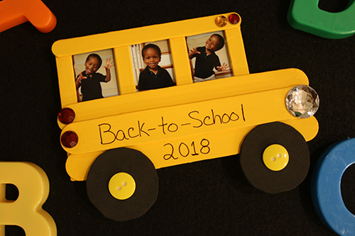 Make this Easy School Bus Frame With Your Kids | Our Children