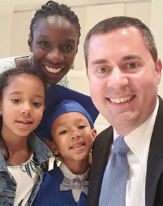 Steiner Family at David's preschool graduation