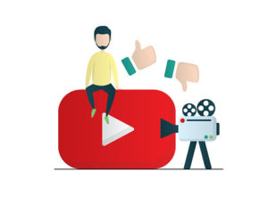 youtube publisher eye catching illustration design