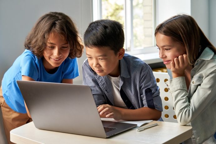 Kids on the computer