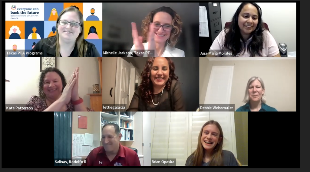 Surprise Zoom meeting to congratulate Paige Opaska.