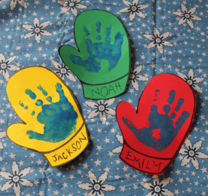 Memory Mittens Family Winter Craft
