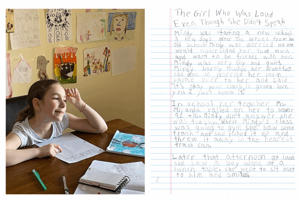 Minka Van Berkel, “The Girl Who Was Loud Even Though She Didn’t Speak”